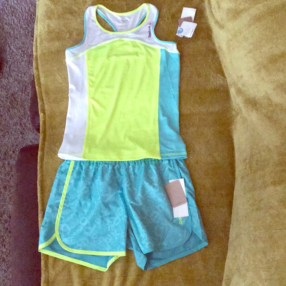 Girls Reebok workout set new with tags!